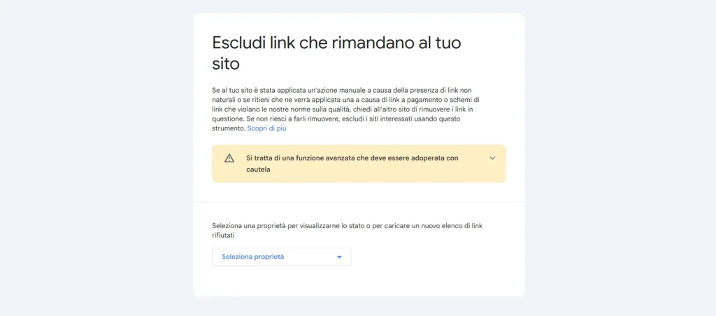 Verifica di Penalizzazione Google: Scopri se il Tuo Sito è Stato Penalizzato! Disavow-Tool-Google